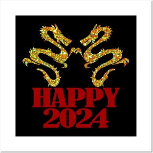 Happy New Year 2024 - 2024 full of good things Posters and Art